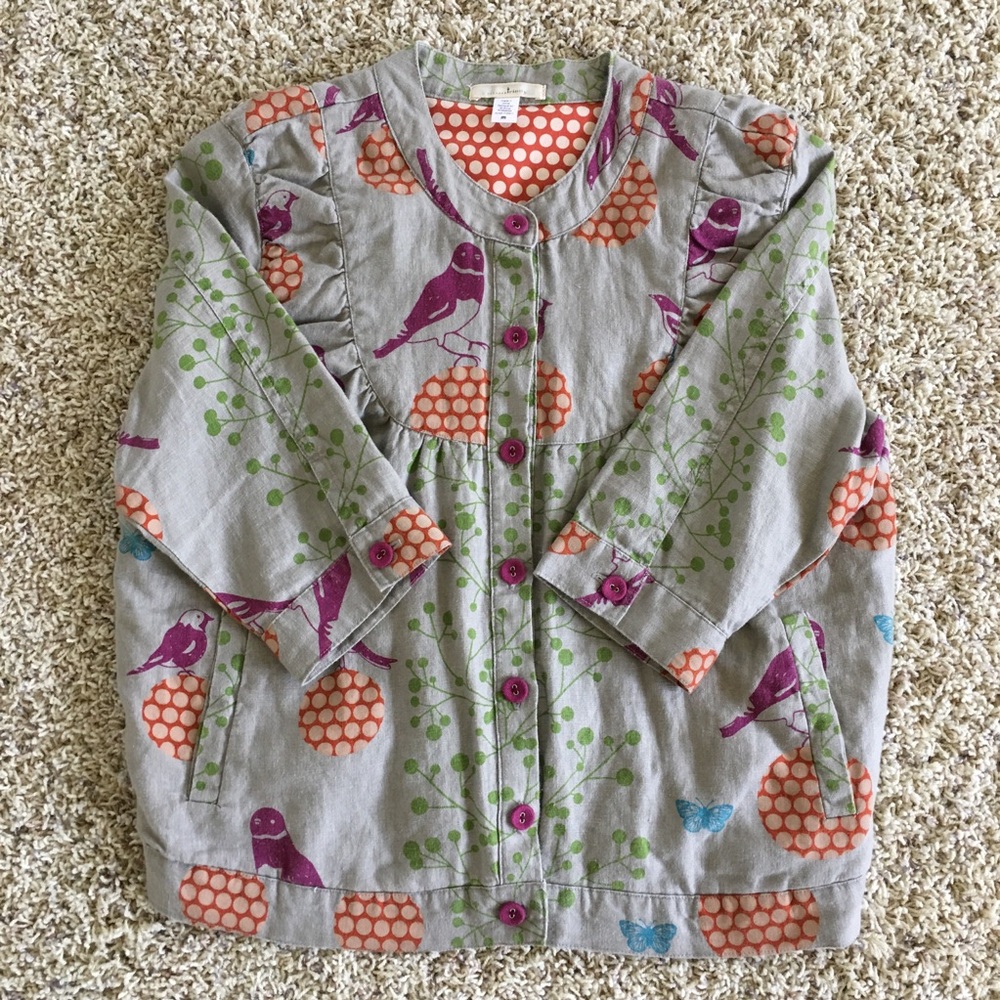 Spring Jacket with Birdies! - Picture 2 of 5
